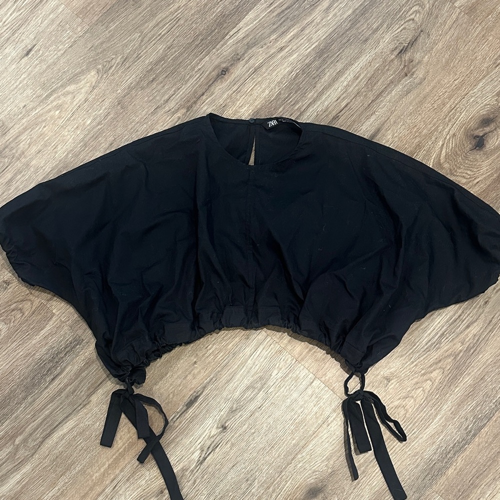 Zara Crop Top with Tie Details